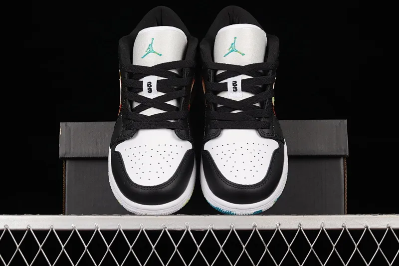 All categories Air Jordan Jordan series basketball shoes Air Jordan 1 Low Z version Air Jordan 1 Low AJ1 Joe 1 black orange green sports culture basketball shoes DJ6252-038
